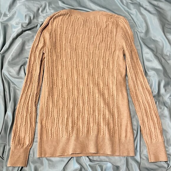 Women’s Small Banana Republic Flippucci Light Brown Sweater - Picture 4 of 5